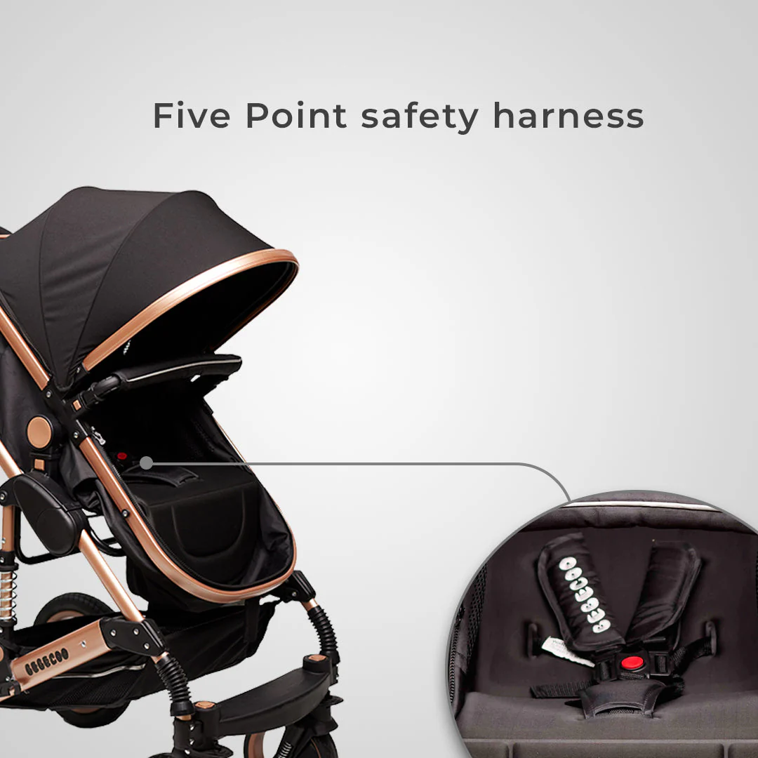 Bee Black & Gold Travel System - Image 5