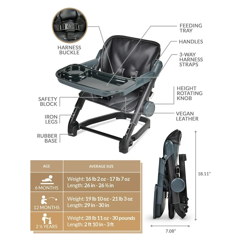 FeedMe Booster Seat - Feeding Chair - Image 10